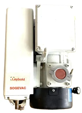 Leybold Sogevac SV40 BIFC Single-Stage Oil-Sealed Rotary Vane Vacuum Pump (22.7-27.7 cfm)