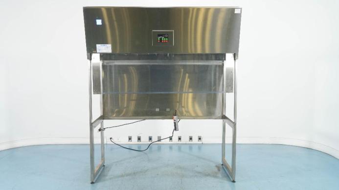 Terra Universal 6' Stainless Steel Vertical Laminar Flow Hood for Controlled Environments-cover