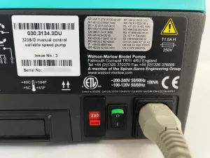 Watson-Marlow 323 Series Variable Speed Drive with 313DW 3-Roller Pump Head, 6 of 6