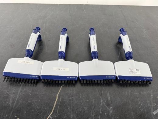 Rainin Pipet-Lite XLS Multichannel Electronic Pipettes, Set of 4, 8-Channel-cover