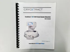 CryoXtract CXT350 Frozen Sample Aliquotter for Controlled Sample Dispensing, 41 of 45