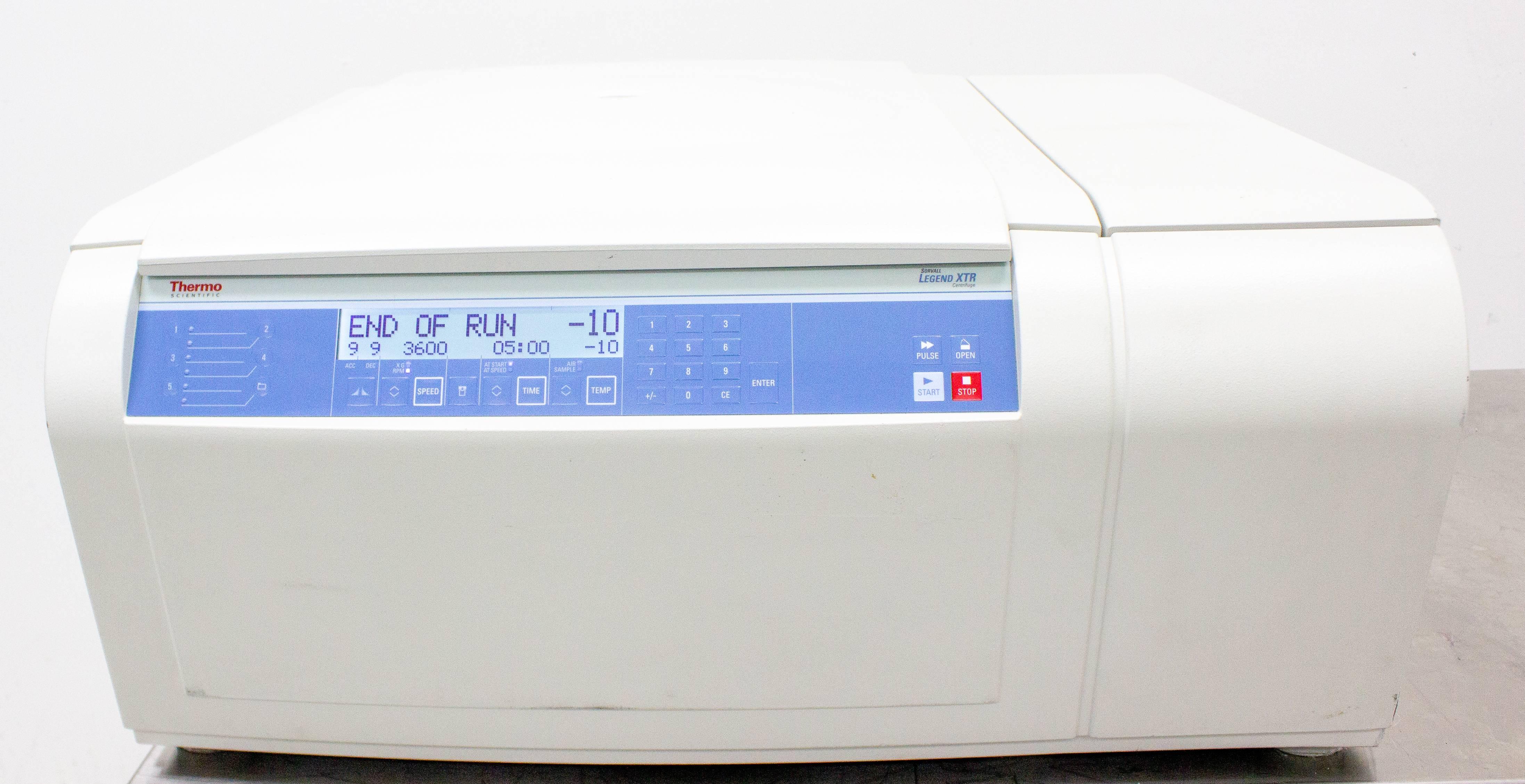 Thermo Sorvall Legend XTR Refrigerated Benchtop Centrifuge -10°C, 15,200 RPM