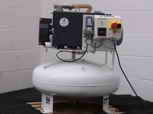 Mils Mini Vac 1 Vacuum System with EVISA Lubricated Rotary Vane Pump