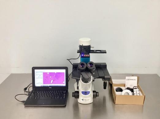 Olympus CKX53 Inverted Microscope with Phase Contrast & Fluorescence Capabilities-cover