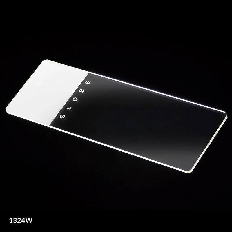 Globe Scientific 1324N Color Coded Classic Microscope Slides with Safety Corners, 25x75x1 mm