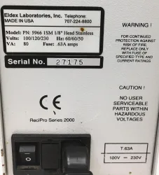 Eldex 5966 Optos 1SMP Metering Pump (0.003 - 5 mL/min), 6 of 6