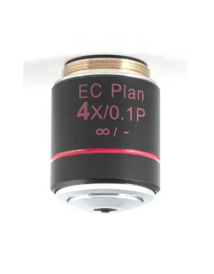 MOTIC EC Plan 4X Strain-Free Microscope Objective Lens (1101001703941)