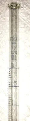 Corning PYREX 2124 Class B 10 mL Glass Dispensing Buret with Glass Stopcock