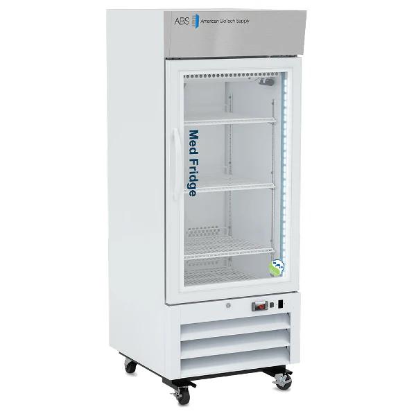 American BioTech Supply 12 Cu Ft Pharmacy Glass Door Refrigerator PH-ABT-NSF-S12G