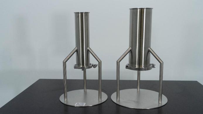 Stainless Steel Cylinder with Lower Dispensing Port, Set of 2-cover