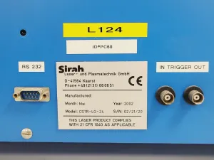 Sirah Cobra Stretch Dye Laser CSTR-LG-24 with PC Control System, 7 of 25
