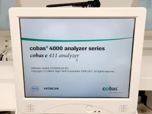 Roche Cobas e 411 Automated Immunoassay Analyzer with Disk System and Stand, 17 of 56