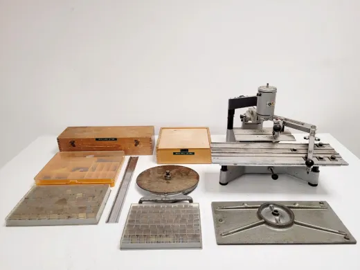Gravograph Precision Engraving System with Letters and Accessories