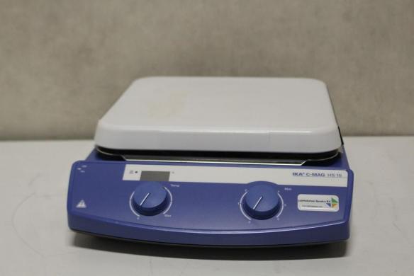 IKA C-MAG HS 10 Magnetic Hotplate Stirrer with Digital Temperature Control and Ceramic Top Plate-cover