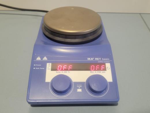 IKA RET B S000 Basic Safety Control Magnetic Stirrer with Stainless Steel Plate-cover