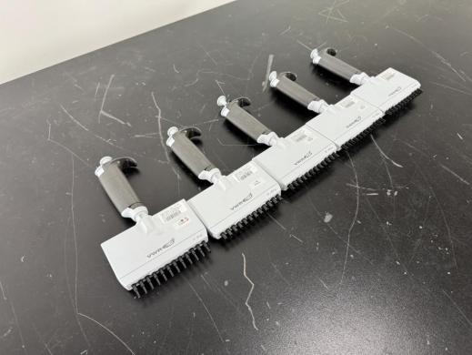 VWR Set of 5 Multichannel Adjustable Volume Pipettes for Precision Liquid Handling-cover