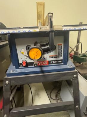 Ryobi 10-Inch Table Saw with Adjustable Fence and Blade Guard for Precision Woodworking-cover