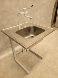 Köttermann Stainless Steel Laboratory Sink with 800x750x900 mm Dimensions, 3 of 4