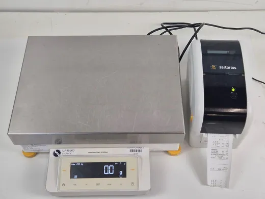 Sartorius Cubis MSE20201S High-Capacity Analytical Balance with YDP30 Thermal Printer