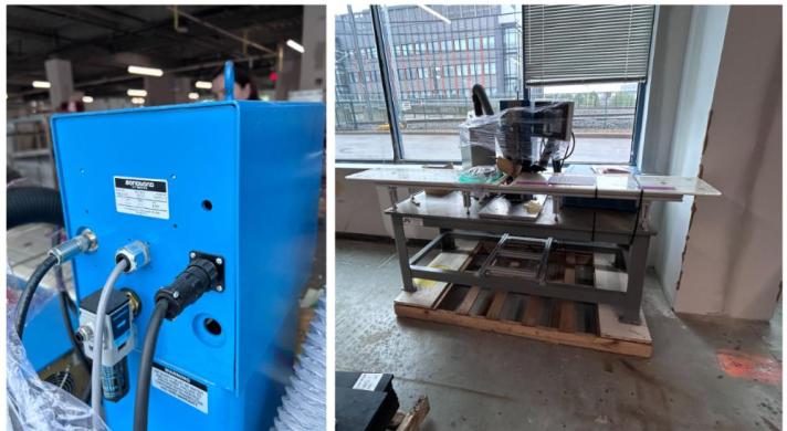 Sonobound MH-2016 / MH2026 Ultrasonic Welder with Integrated Welding Bench-cover