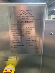 Alfa Laval Clara Brew 80 Disc Stack Separator for Industrial and Bioprocessing Applications, 2 of 2