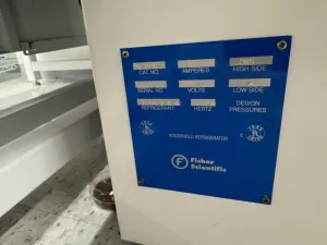 Thermo Fisher Scientific Model 97-920-1 Undercounter Laboratory Refrigerator with Biohazard Labeling, 3 of 3