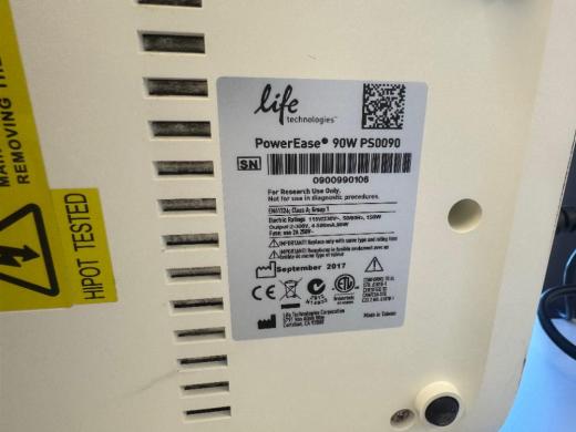 Invitrogen PowerEase 90W Electrophoresis Power Supply-cover
