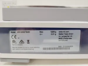 Mettler Toledo MS12002TS/00 Precision Balance Lab, 16 of 16