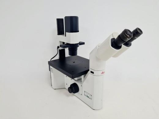 Leica DMIL Inverted Microscope with Objectives and Eyepieces-cover