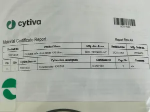 Cytiva AxiChrom 450 Short Chromatography Column Tube for Bioprocessing Systems, 7 of 7