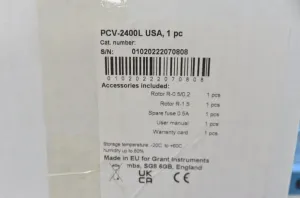 Grant Bio PCV-2400 Benchtop Mini Microcentrifuge with Integrated Tube Vortexer, 18 of 23