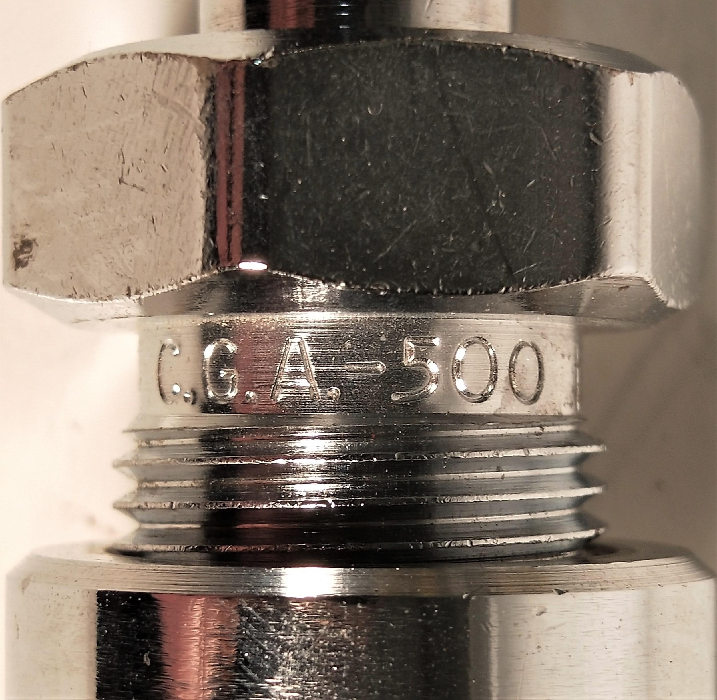 Pin-Indexed Oxygen Yoke CGA 500 for Medical Oxygen Cylinders