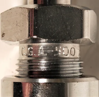Pin-Indexed Oxygen Yoke CGA 500 for Medical Oxygen Cylinders
