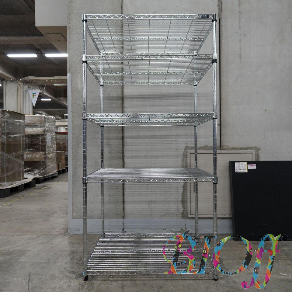 Iris Ohyama Silver Rack W91×D61×H180cm Model 5873