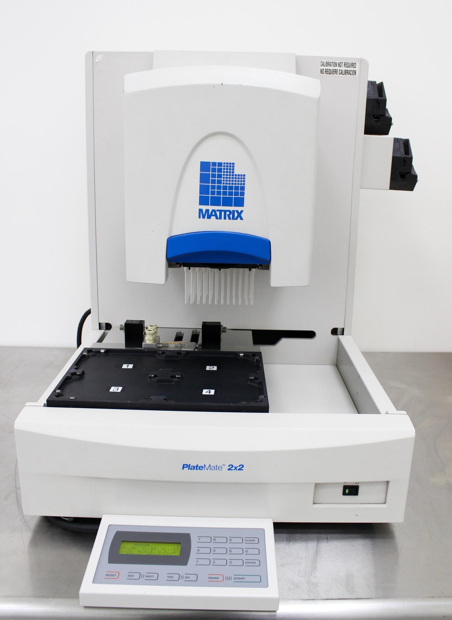 Matrix PlateMate 2X2 Automated Pipetting Workstation with 2X2 Head, 0.5-300 µL Range