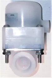 Fluoroware Fluoroplastics 202-1 Pneumatic Diaphragm Valve, 1/2" Orifice, 2-Way, 3 of 9