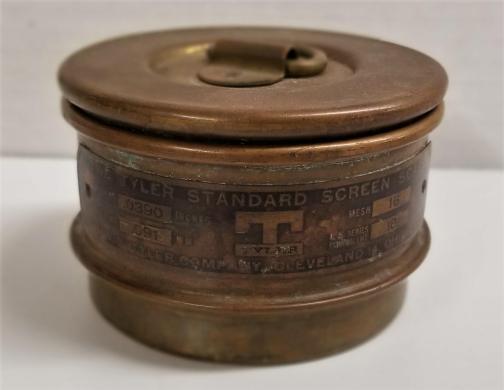 Tyler/Newark US-Standard Brass Frame Sieve Kit, 3" Diameter, Set of 6-cover