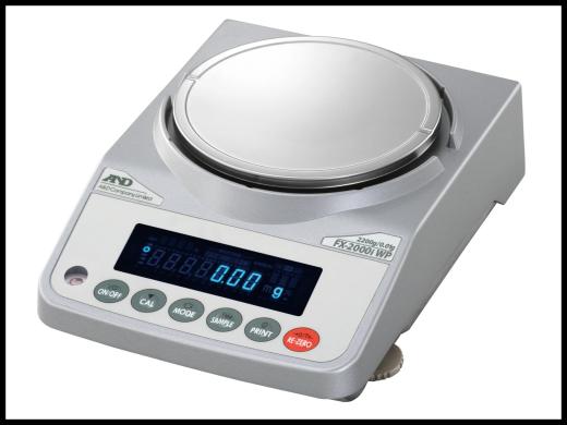 A&D FX-2000iWP Precision 2-Place Balance with 2200 g Capacity and 0.01 g Readability-cover