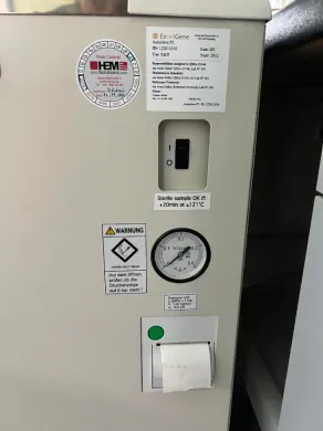HMC P2 50L Laboratory Autoclave with Digital Control and Pressure Gauge