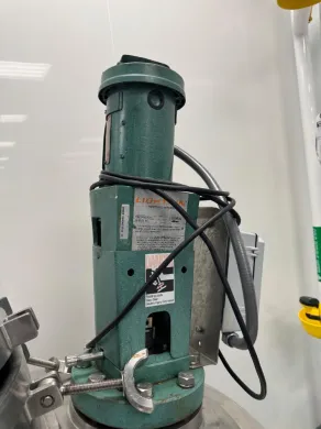 Northland Stainless Steel Jacketed Reactor with Lightning Model 1031-1 Agitator Motor