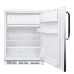 Accucold CT66LWSSTB 24" Wide Counter-Height Laboratory Refrigerator-Freezer, 2 of 3