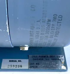 Cole-Parmer Masterflex L/S 7531-10 High-Speed Peristaltic Pump with 7014 Pump Head, 6 of 6