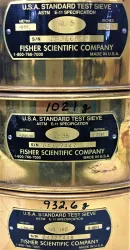 Fisherbrand 12" All Brass US-Standard Sieve Kit with 3 Sieves, 5 of 5
