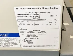 Thermo Scientific Revco UXF600 Ultra Low Temperature Upright Freezer -86°C, 15 of 16