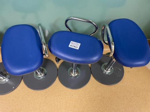 Adjustable Laboratory Stools with Armrests and Height Adjustment – Set of 4-cover