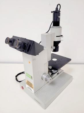 Leitz Diavert Inverted Microscope with 3 Objectives-cover