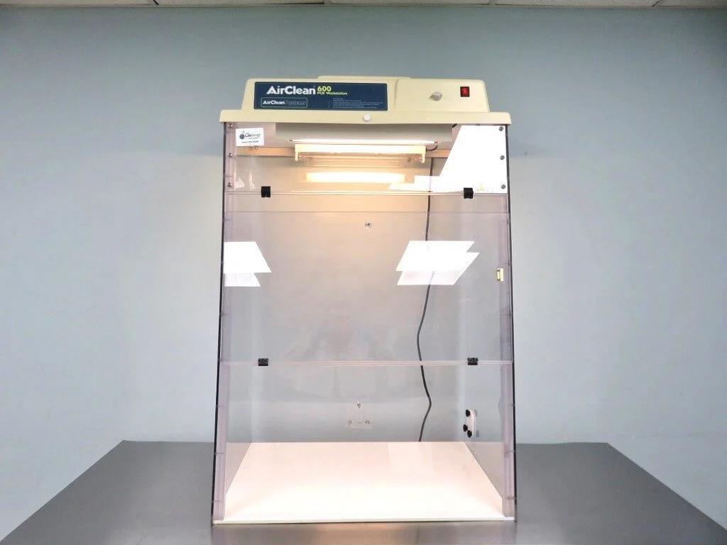 AirClean AC643TDB 600 PCR Workstation Dead Air Box with UV Sterilization