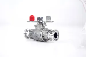 IKA U083117 Ball Valve with Clamp Connection and Clamping Flange, 3 of 3