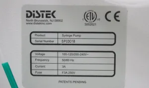 Syringes 78-0100I Dissolution Syringe Pump Turnkey System, 2 of 9