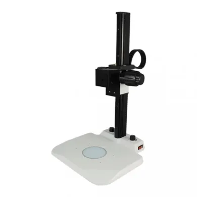 Munday Microscope Track Stand with N Adapter, Coaxial Fine/Coarse Focus and LED Transmitted Light Base